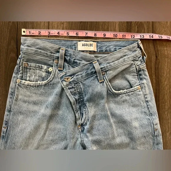 AGOLDE Criss Cross Jeans Size 22 - Picture 5 of 11
